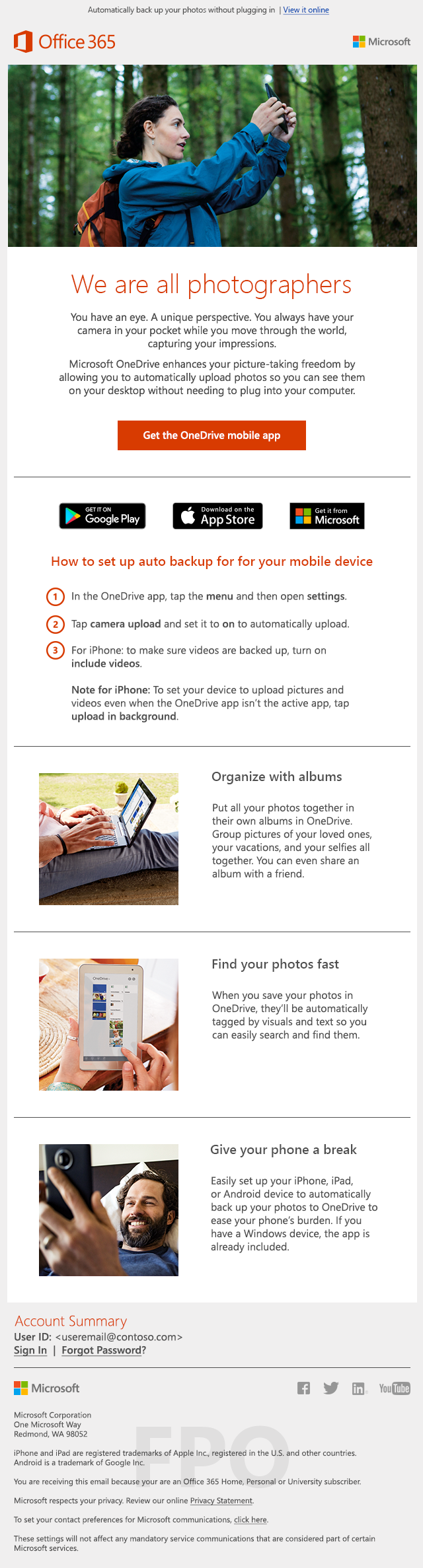 Office 365 OneDrive Mobile Activation – Butch Smith